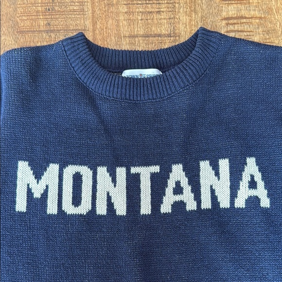 Blue and White Montana Sweater - Picture 2 of 7